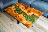 Epoxy tafel iepenhout burl 